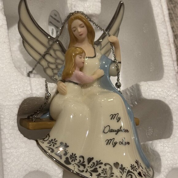 “My Daughter My Love” tags 2004 Heirloom Bradford Exchange Porcelain GIFT 83511 - Picture 14 of 16